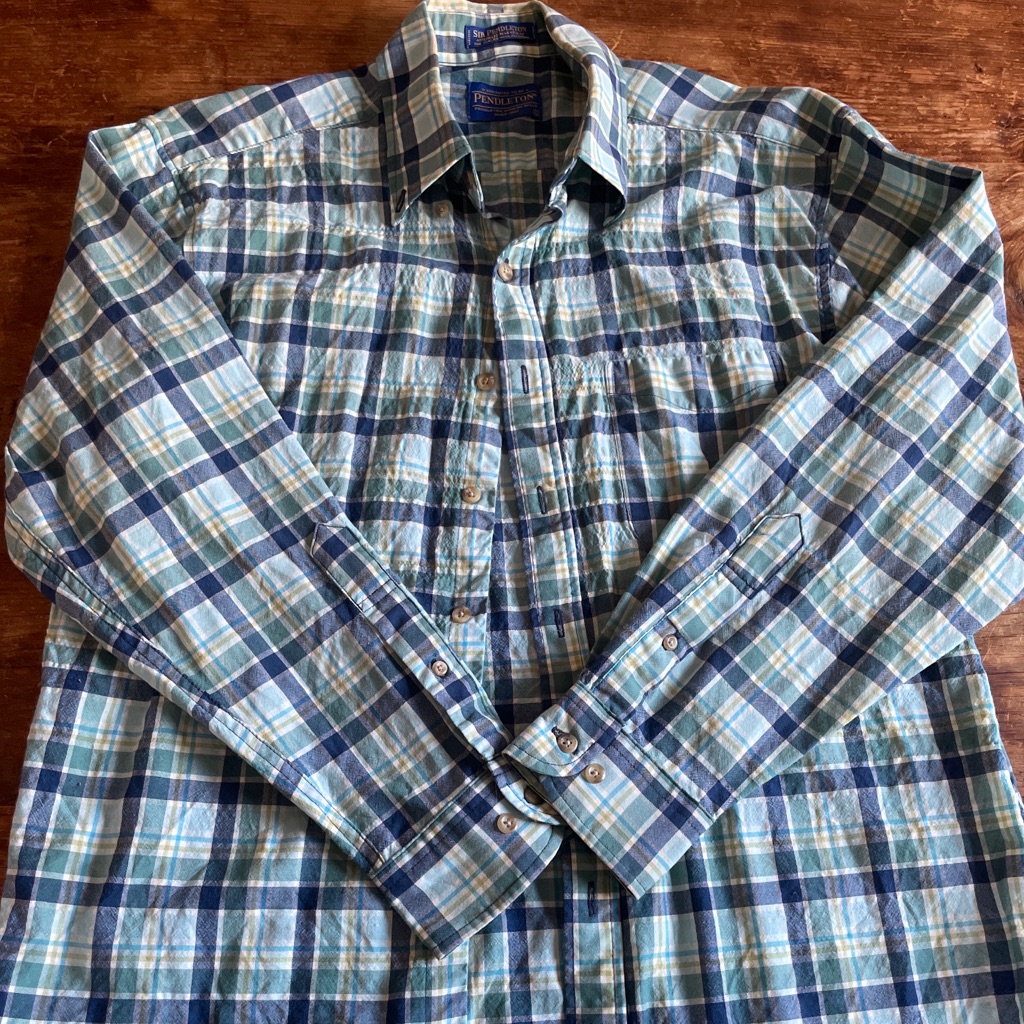 Mens Pendleton Wool Button Down